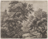 KG 04578
<br/>
De drager bij de kleine kapel
<br/>
<em>Waterloo, Anthonie, (1609-1690)</em>